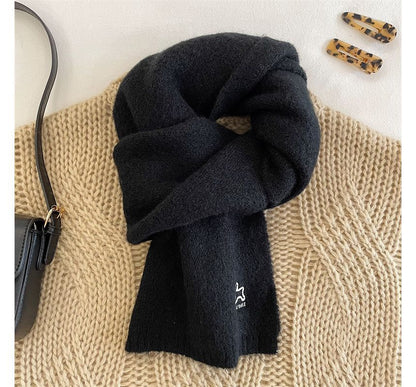 Scarf Rabbit Embroidered