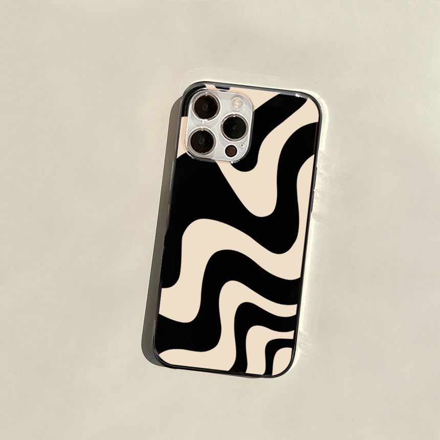 Wavy Print Phone Case