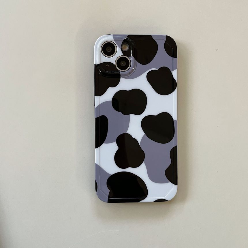 Phone Print Cow Case