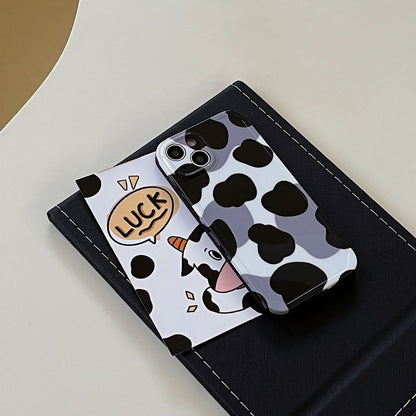 Phone Print Cow Case