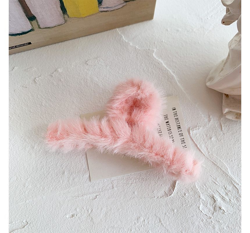 Plain Chenille Hair Claw