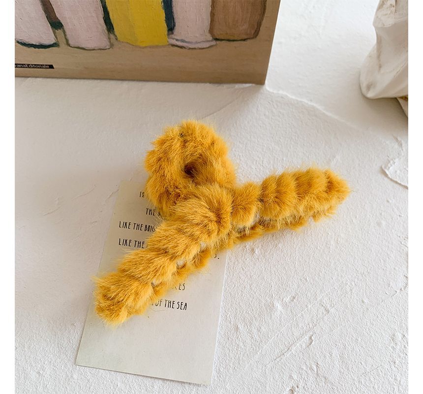 Plain Chenille Hair Claw