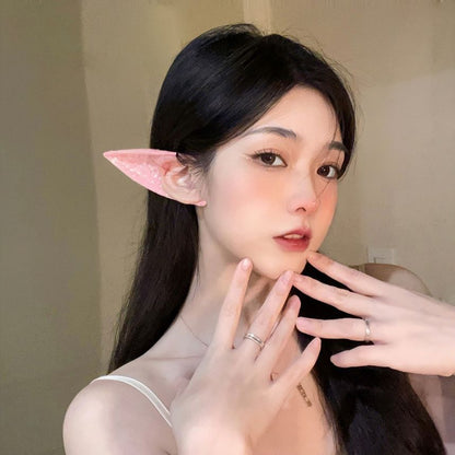 Elf Ear Silicone Party Cosplay Earring