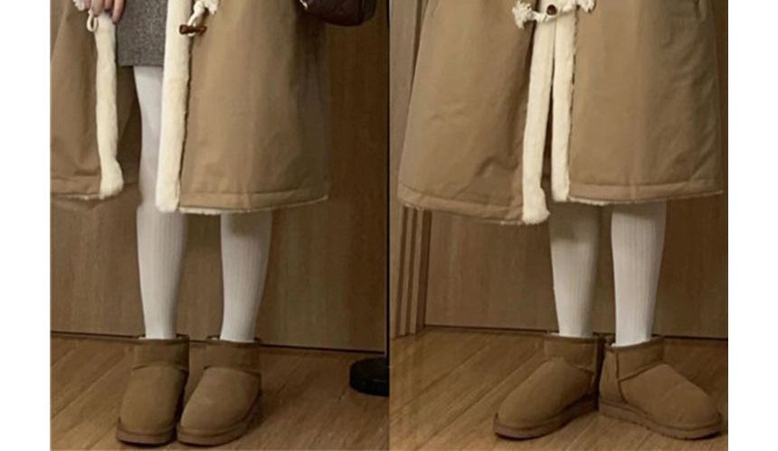 Fleece-Lined Duffle Coat