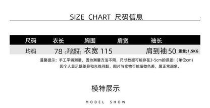 Faux Fur Trim Fringed Fleece-Lined Capelet