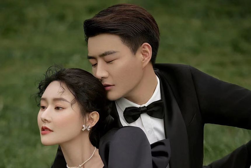 Evening Gown V-Neck Short-Sleeve Plain A-Line