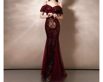 Sequined Mermaid Evening Gown (Various Designs)