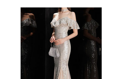 Sequined Mermaid Evening Gown (Various Designs)