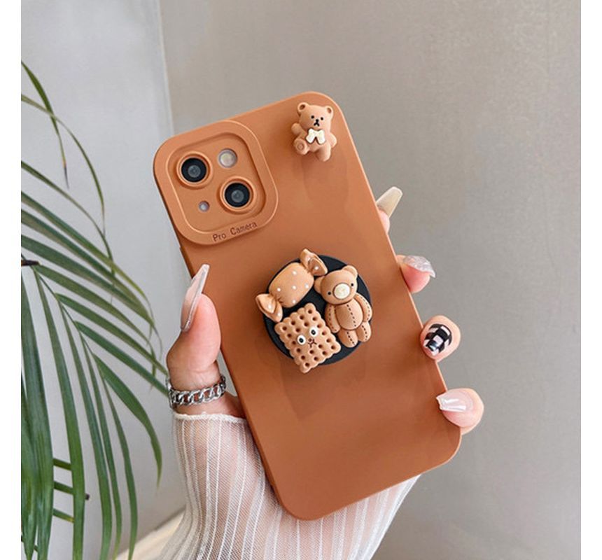 Bear Phone Case - iPhone 14 Pro Max / 14 Pro / 14 Max / 14 / 13 Pro Max / 13 Pro / 13 / 13 mini / 12 Pro Max / 12 Pro / 12 / 12 mini / 11 Pro Max / 11 Pro / 11 / SE / XS Max / XS / XR / X / 8 / 8 Plus / 7 / 7 Plus