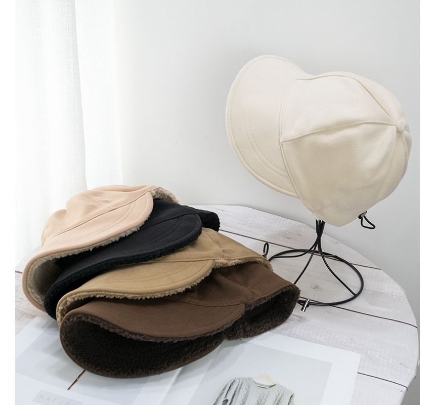 Plain Chenille  Bucket Hat