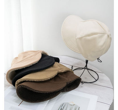 Plain Chenille  Bucket Hat