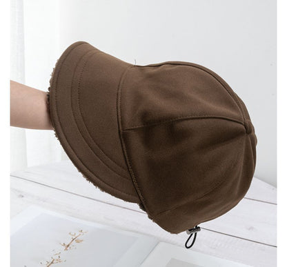 Plain Chenille  Bucket Hat