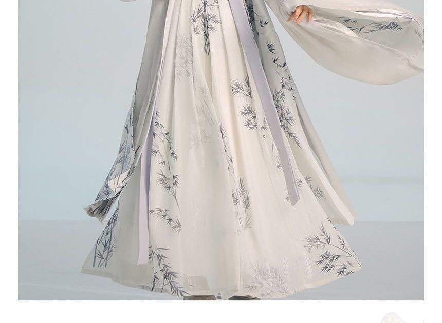 Print Hanfu Costume Set