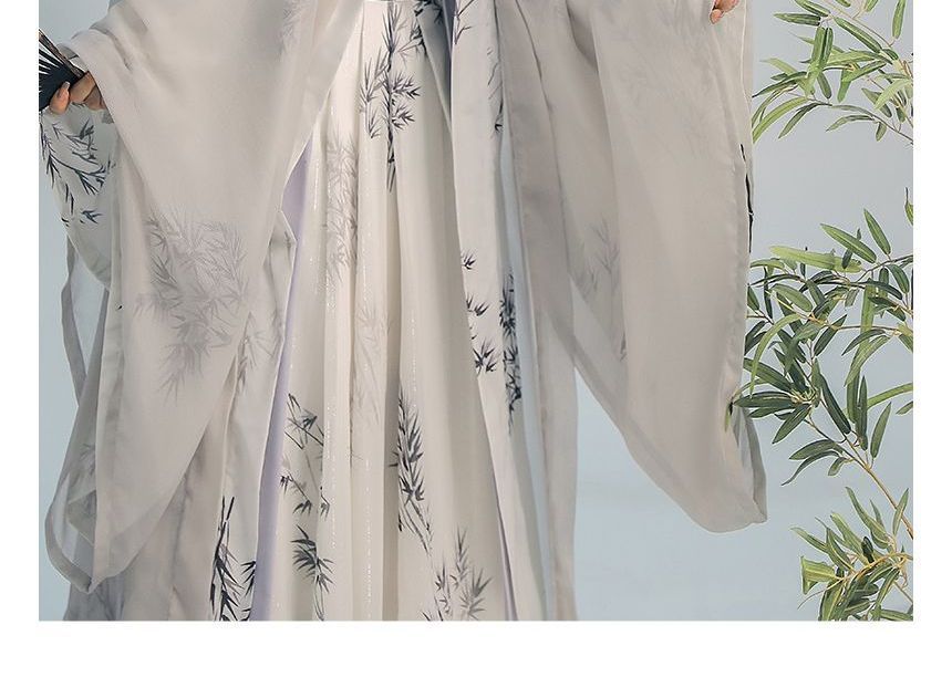 Print Hanfu Costume Set