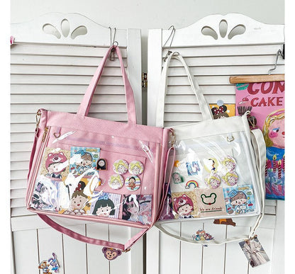 PVC Panel Canvas Tote Bag