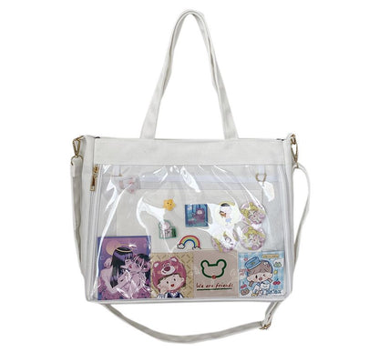 PVC Panel Canvas Tote Bag