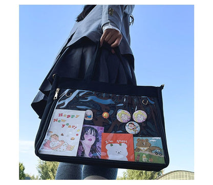 PVC Panel Canvas Tote Bag