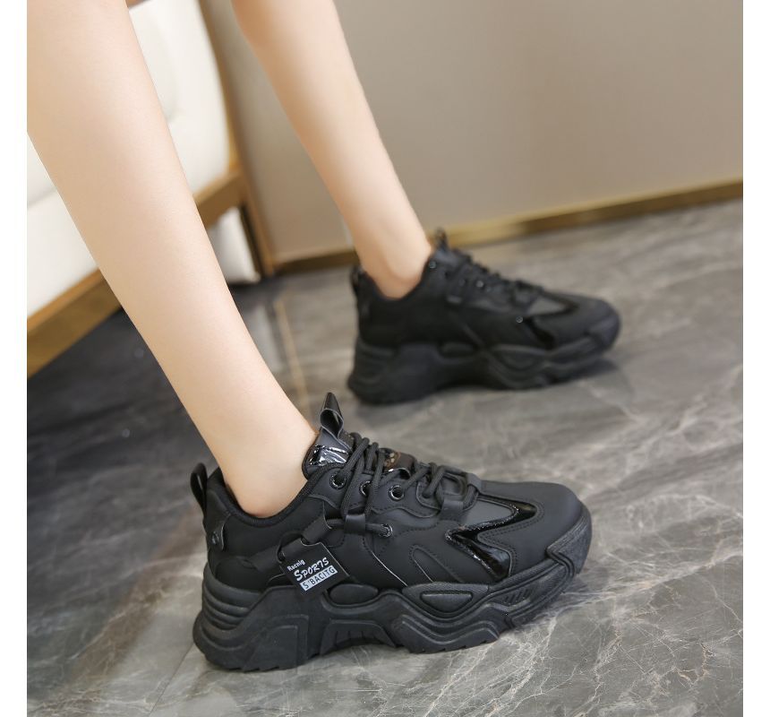 Platform Lace Up Sneakers