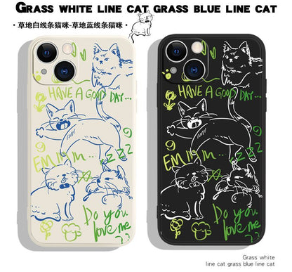Cat Print Phone Case