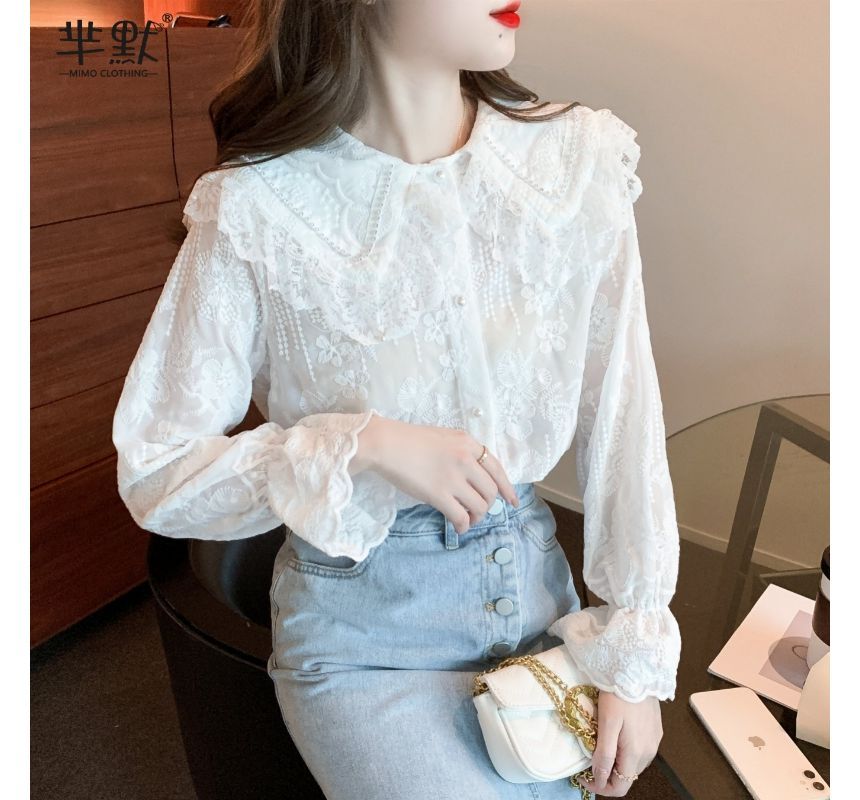 Collared Lace Blouse