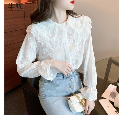 Collared Lace Blouse