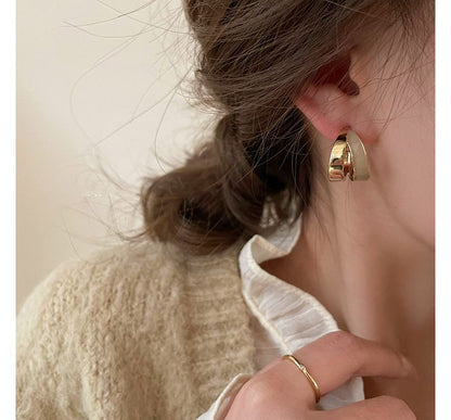 Alloy Open Hoop Earring