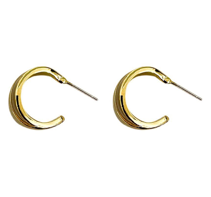 Alloy Open Hoop Earring