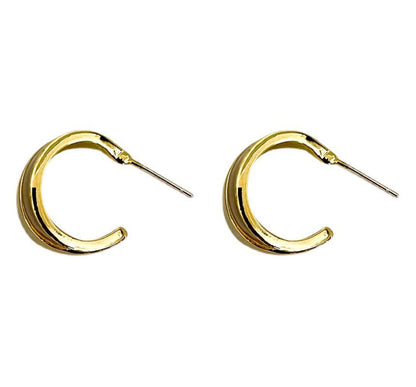 Alloy Open Hoop Earring