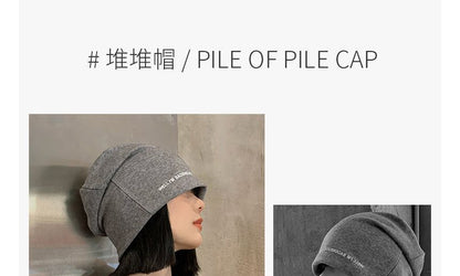 Lettering Knit Beanie