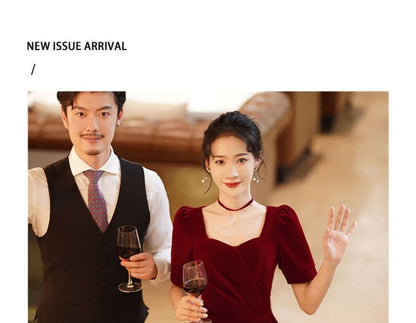 Evening A-Line / Dress Gown Cocktail Long-Sleeve