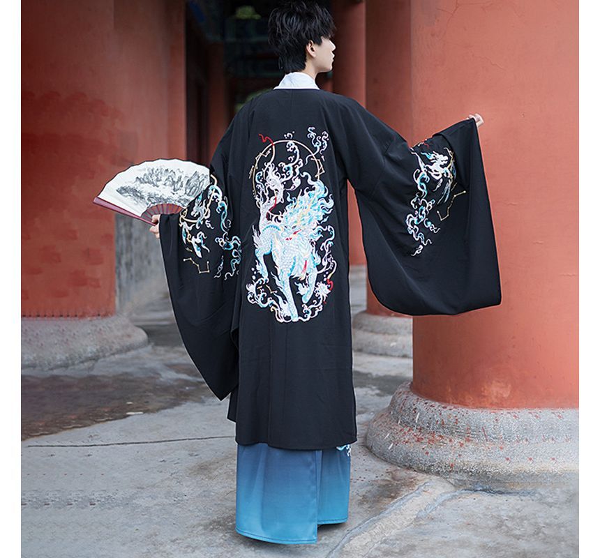 Embroidered Hanfu Robe / Long