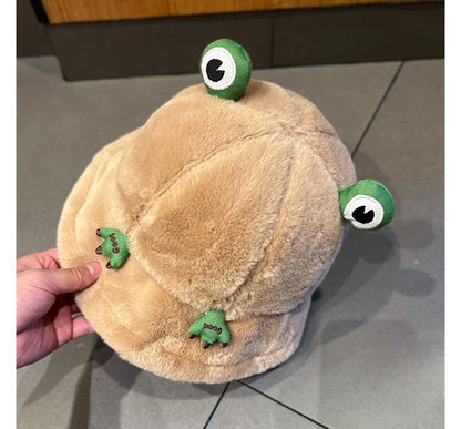 Frog Chenille Bucket Hat