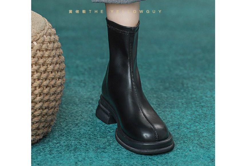 Platform Short Boots