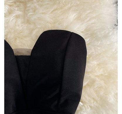 Ruffle Single Shoulder A-Line Mini Party Dress