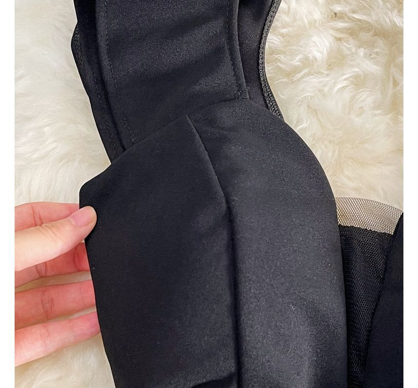 Ruffle Single Shoulder A-Line Mini Party Dress