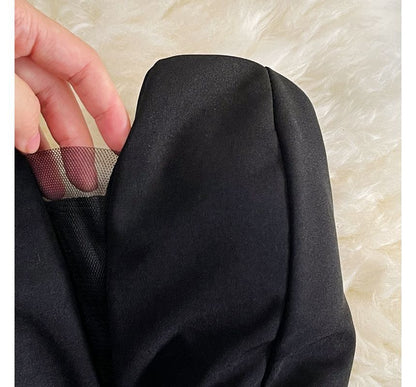 Ruffle Single Shoulder A-Line Mini Party Dress