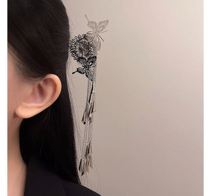 Butterfly Stick Fringed Alloy Hair