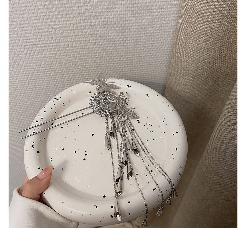 Butterfly Stick Fringed Alloy Hair
