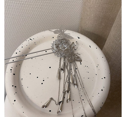 Butterfly Stick Fringed Alloy Hair