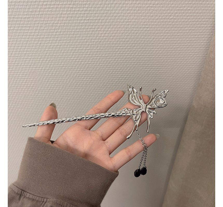 Stick Alloy Hair Butterfly