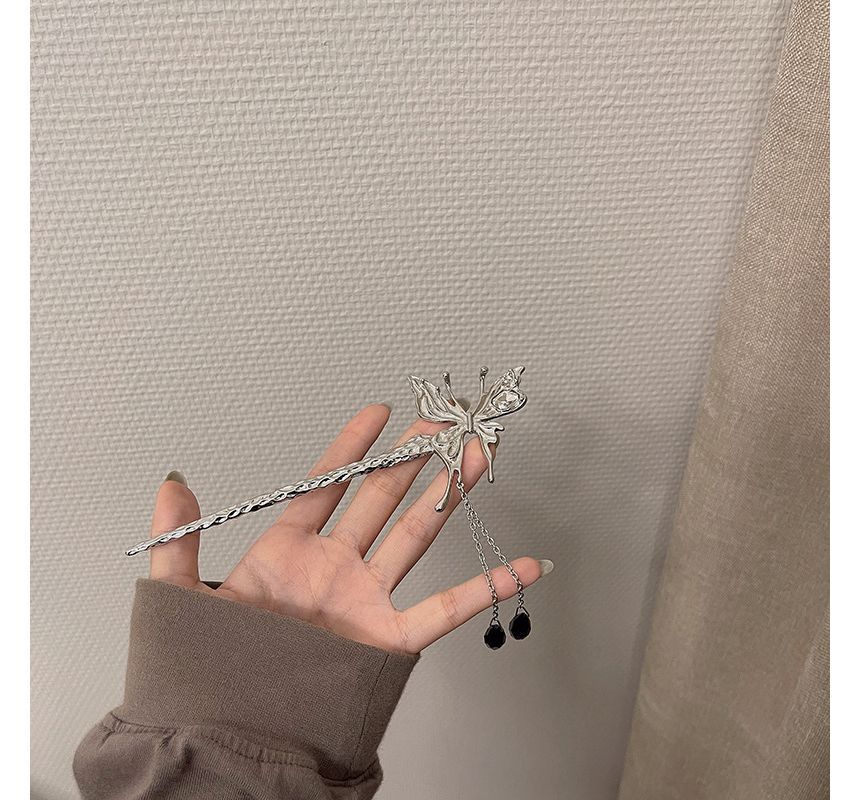 Stick Alloy Hair Butterfly