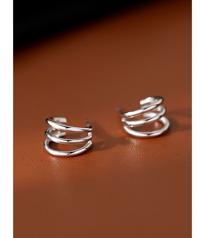 925 Sterling Silver Layered Earring