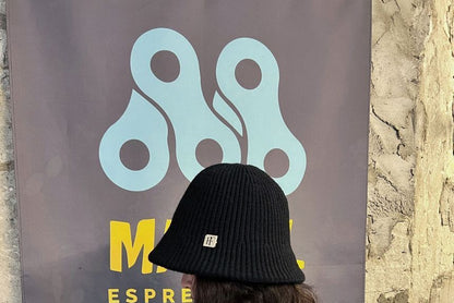 Applique Knit Bucket Hat