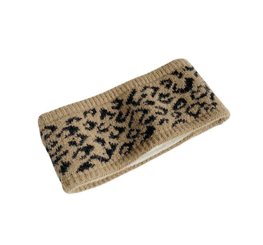 Leopard Print Knit Bandeau