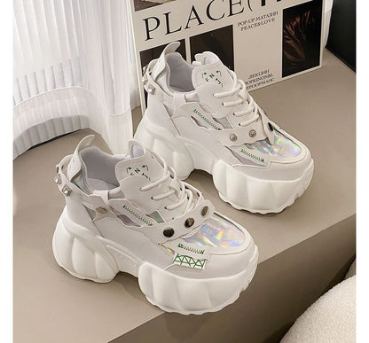 Studded Platform Sneakers