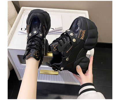 Studded Platform Sneakers