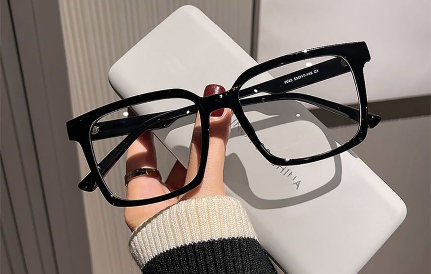 Square Frame Blue Light Blocking Eyeglasses