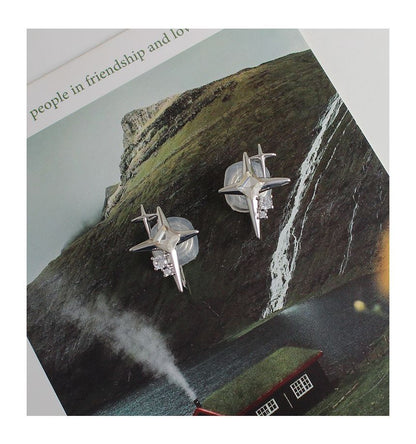 Star Rhinestone Alloy Earring