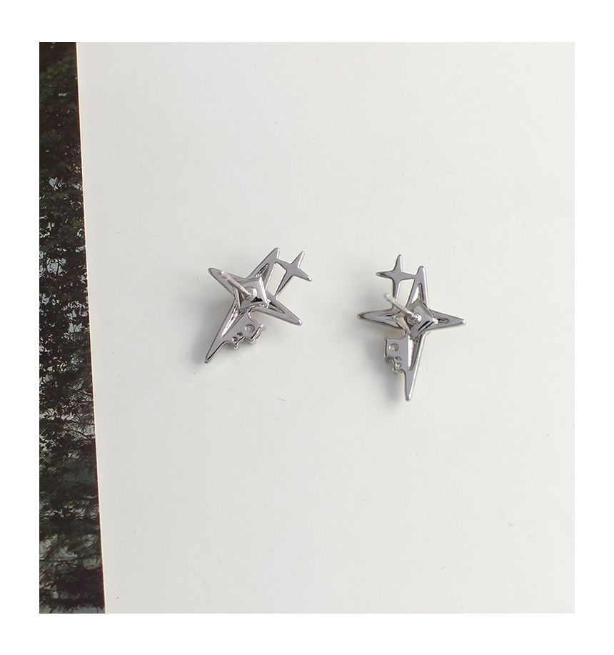 Star Rhinestone Alloy Earring