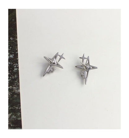 Star Rhinestone Alloy Earring